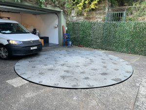 car turntable home owner